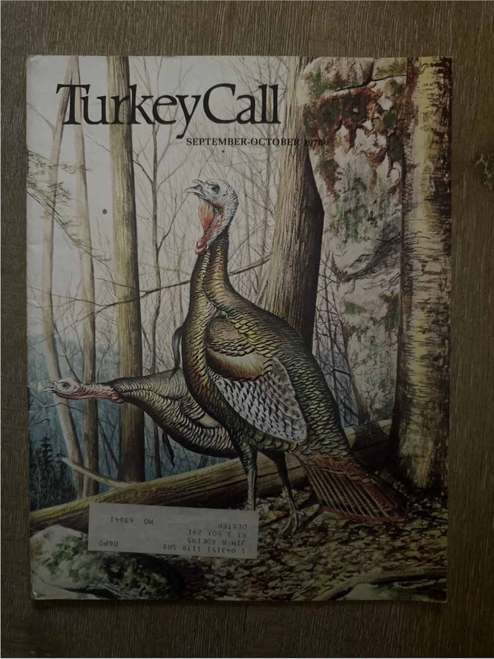 Turkey Call September October 1978 Magazine National Wild Turkey Federation